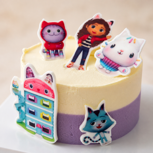Dream Cat House Cake cake detail close-up