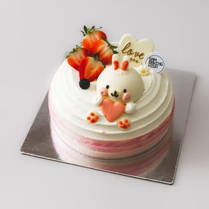 【FOR GIRL】Pinky Bunny Cake