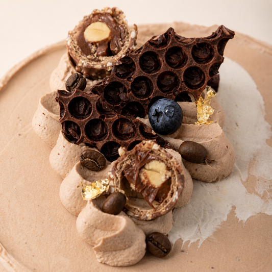 Cold Brew Coffee Cake cake detail close-up