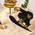 Snow-Skiing Cake